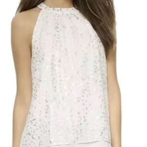 Diane von Furstenburg size 8 top silk